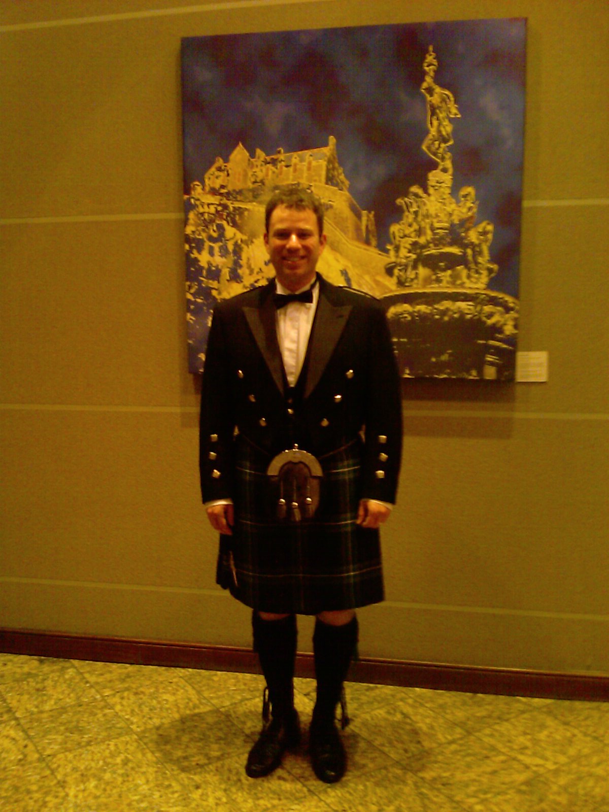 mike in a kilt